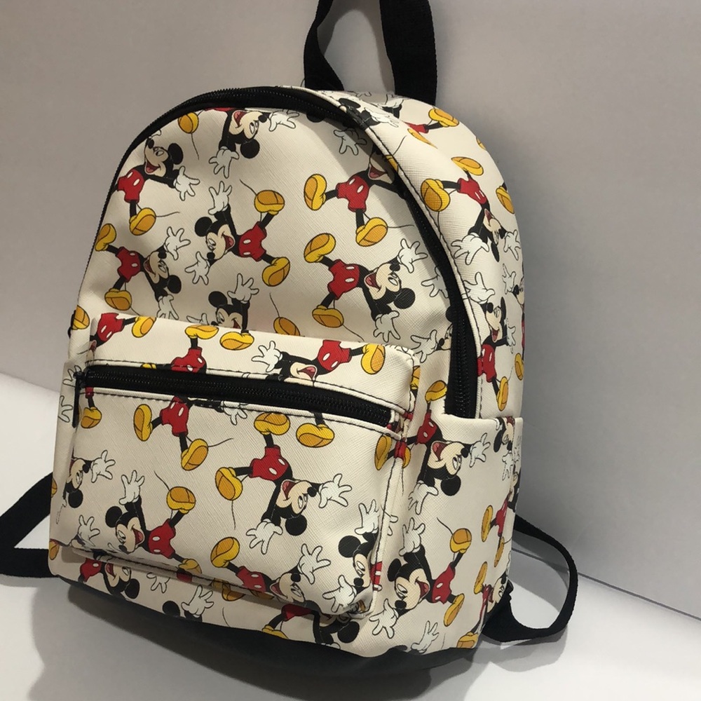 Disney Mickey Mouse off white Mickey Mouse printed backpack new